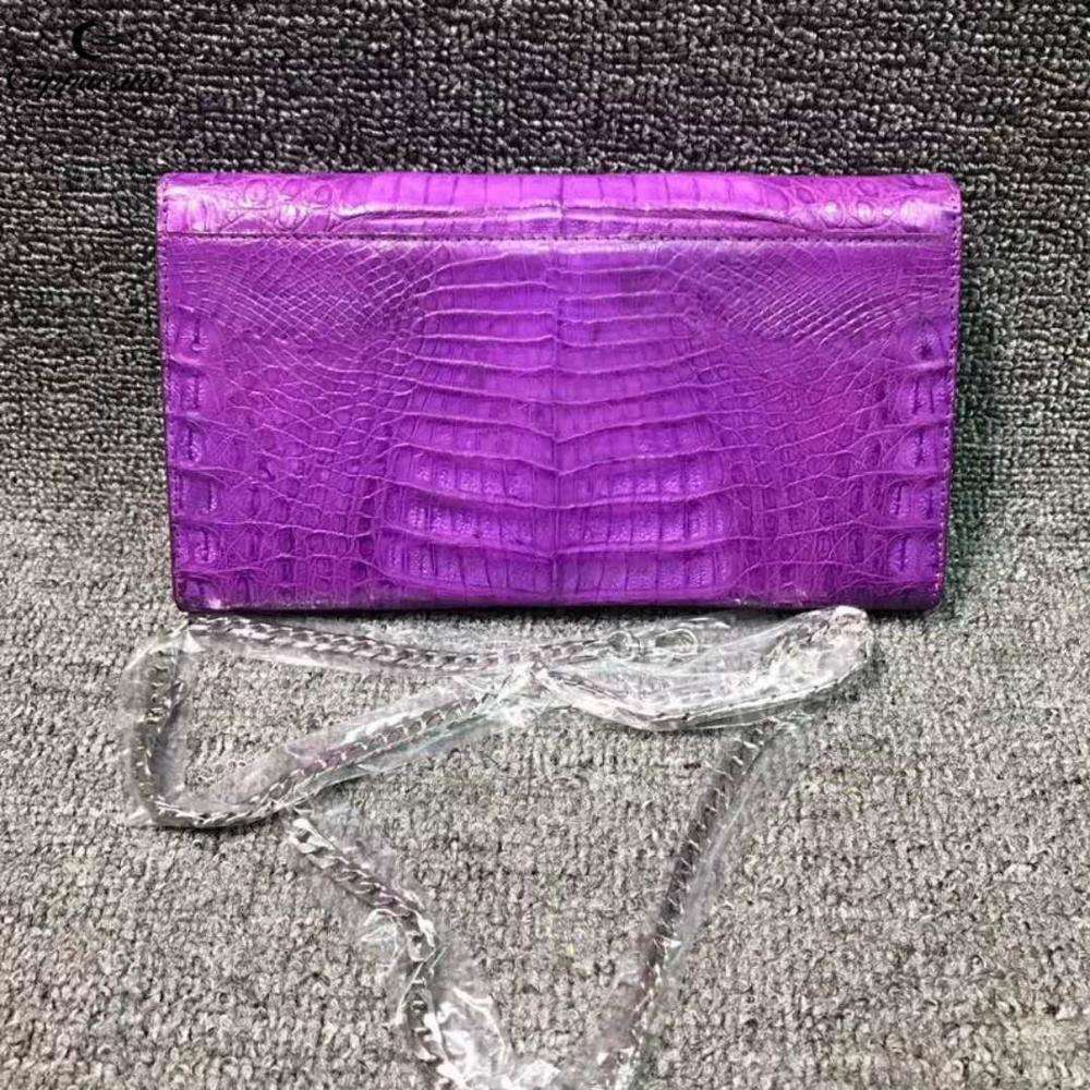 Vivid Tone Embossed Envelope Clutch Wallet with Detachable Metal Chain, Dual-Use Crossbody Hand Purse for Daily Styling Matching