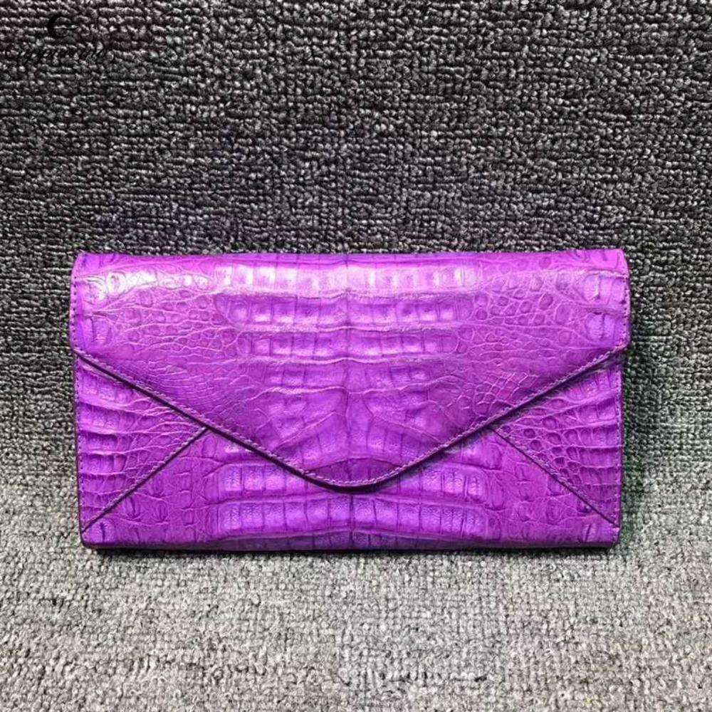 Vivid Tone Embossed Envelope Clutch Wallet with Detachable Metal Chain, Dual-Use Crossbody Hand Purse for Daily Styling Matching